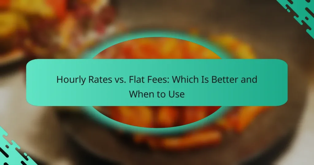 Hourly Rates vs. Flat Fees: Which Is Better and When to Use
